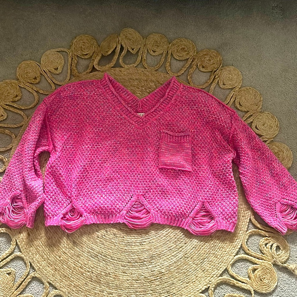 POL hot pink sweater